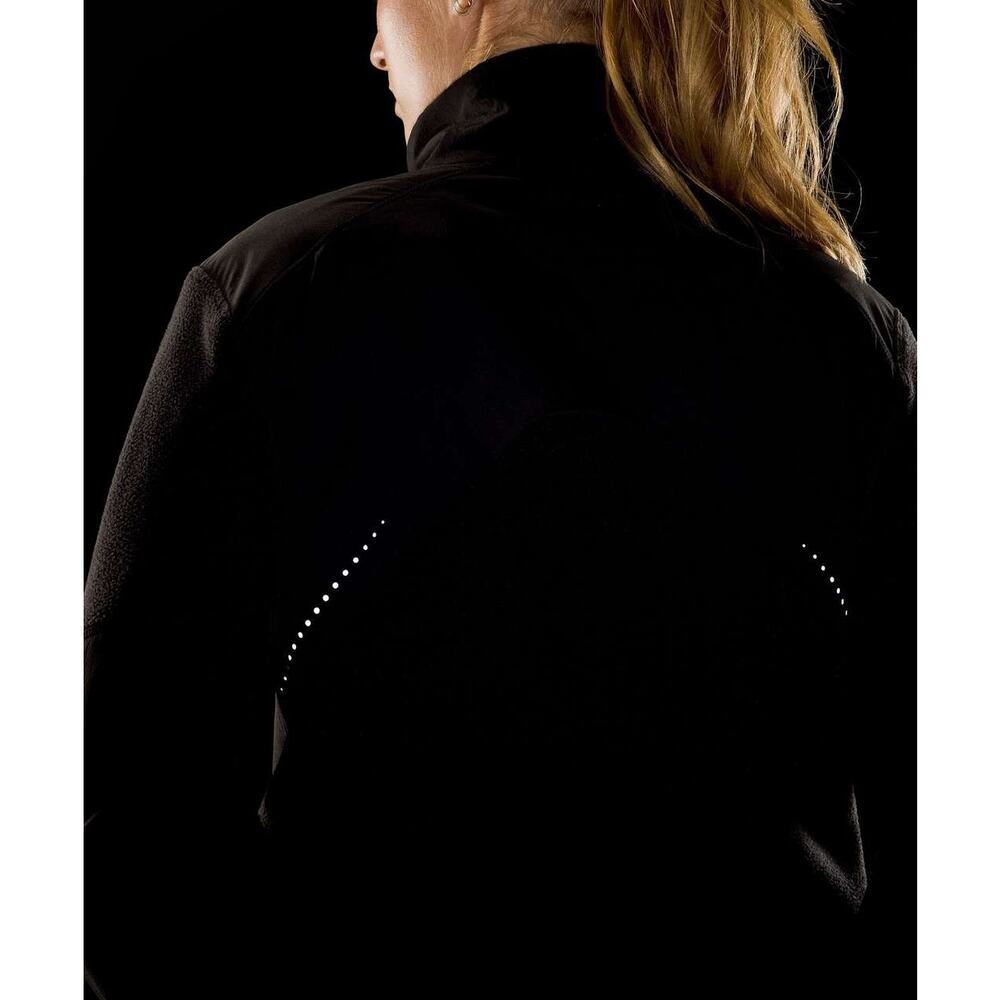 LULULEMON Fleece-Lined Running Jacket Size 6 Black - Picture 5 of 10